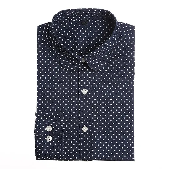 2016 Plus Size Polka Dot Cotton Women Blouses Shirts Long Sleeve Women Shirts  Turn Down Collar Cotton Casual Shirt Women Tops