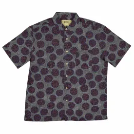 Aboriginal Art Bamboo Men's Shirt Pirlinyarnu