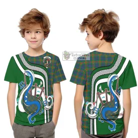 Aiton Tartan Kid T-Shirt with Epic Bagpipe Style