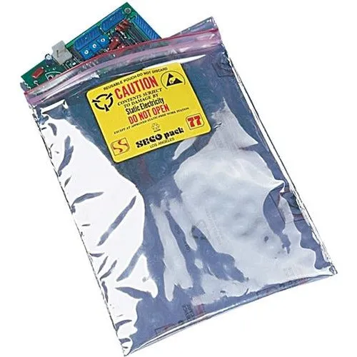 Anti-Static Reclosable ESD Bubble Bags. 12 x 15 - Static Shielding