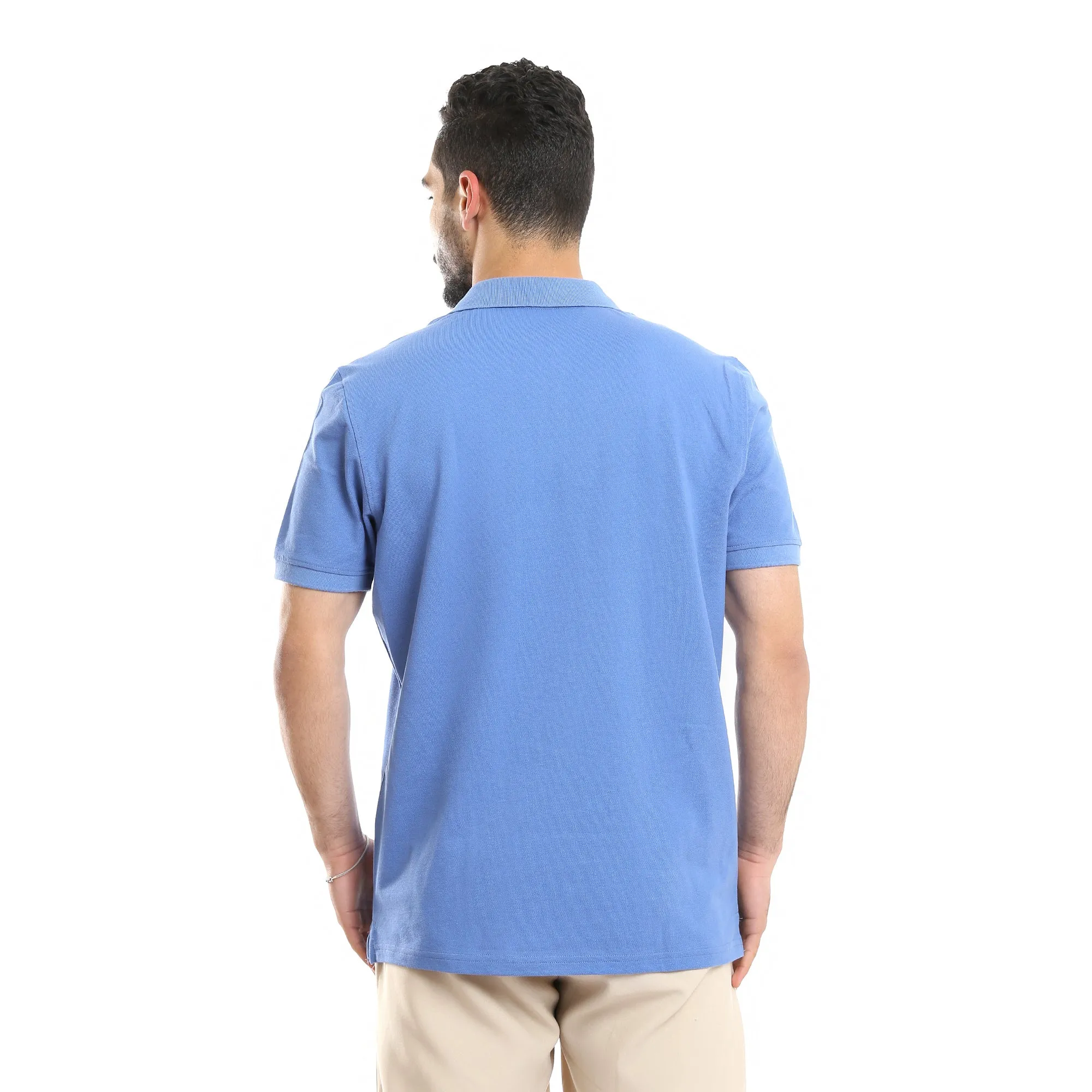 Basic Polo T-Shirt For Men Comfortable - Blue