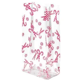 Christmas Mint Printed Poly Bag - 4 x 2.50 x 9.50