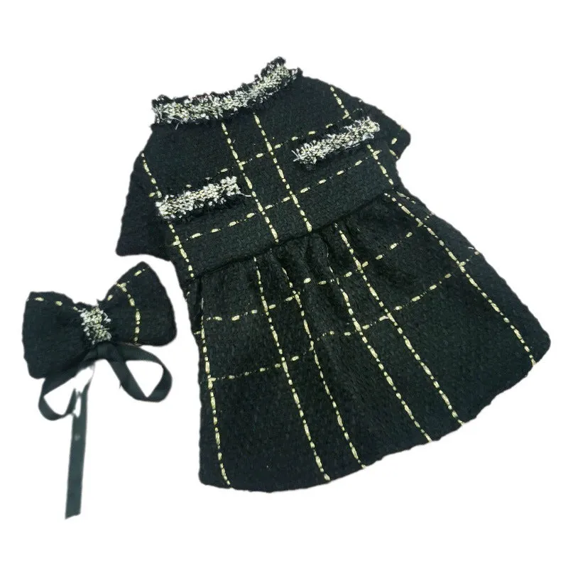 Classic Style Cat Accessories - Matching Hat, Coat, and Skirt Set