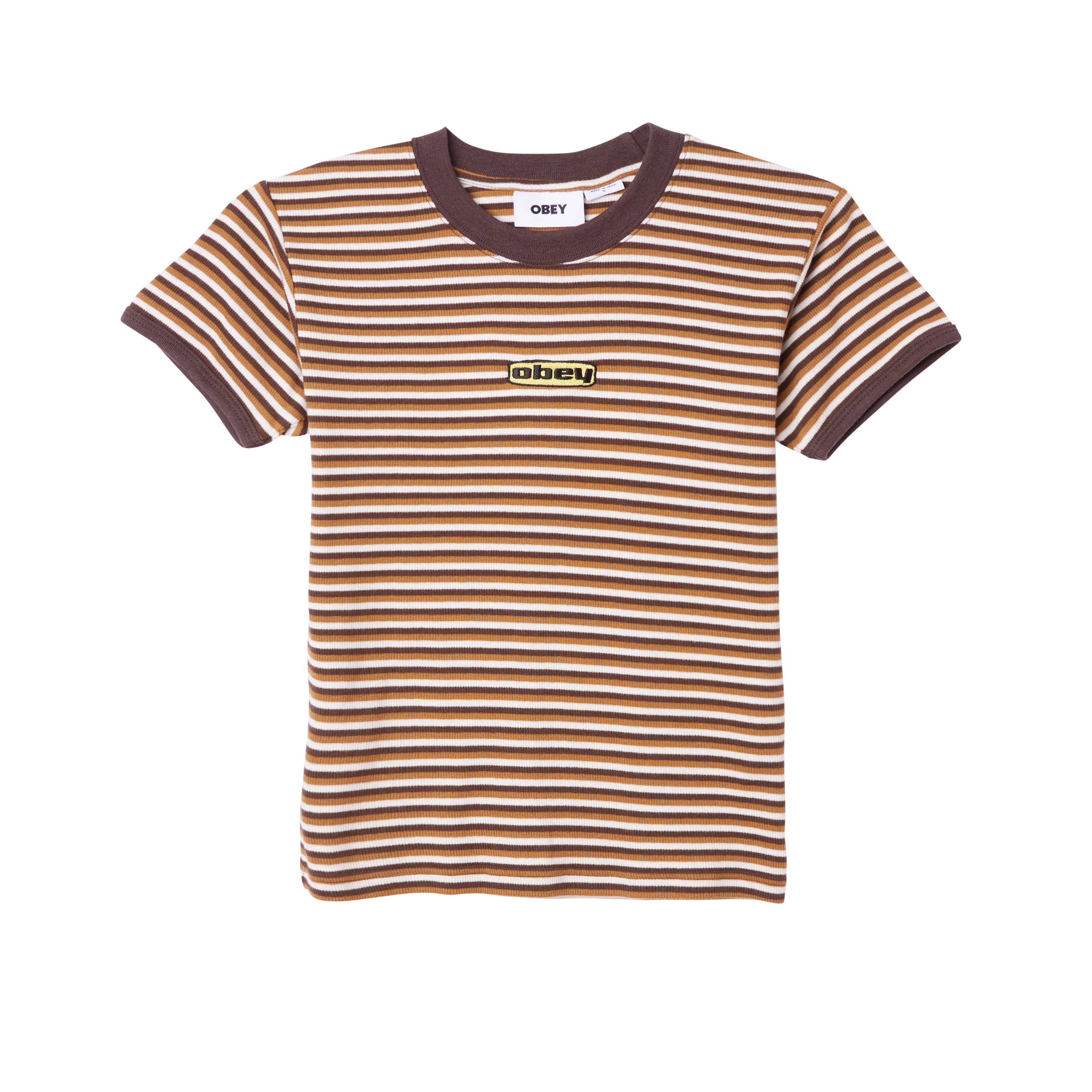 Cypress Stripe Baby Ringer Tee