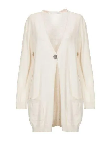 Fabiana Filippi Women Cardigan Ivory 8 UK