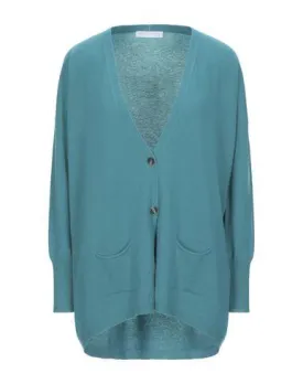 Fabiana Filippi Women Cardigan Turquoise 12 UK