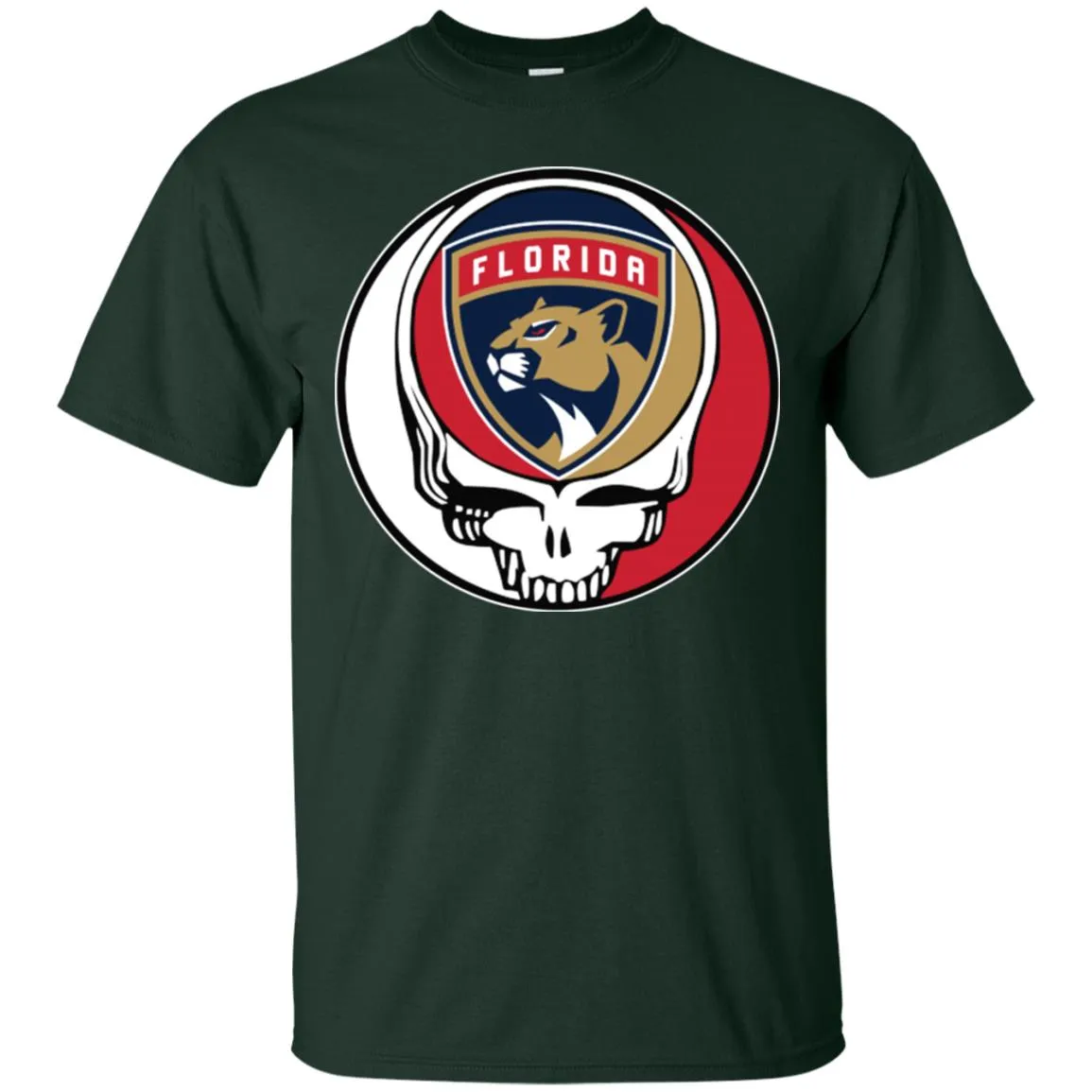 Florida Panthers Grateful Dead Steal Your Face Hockey Nhl Shirts