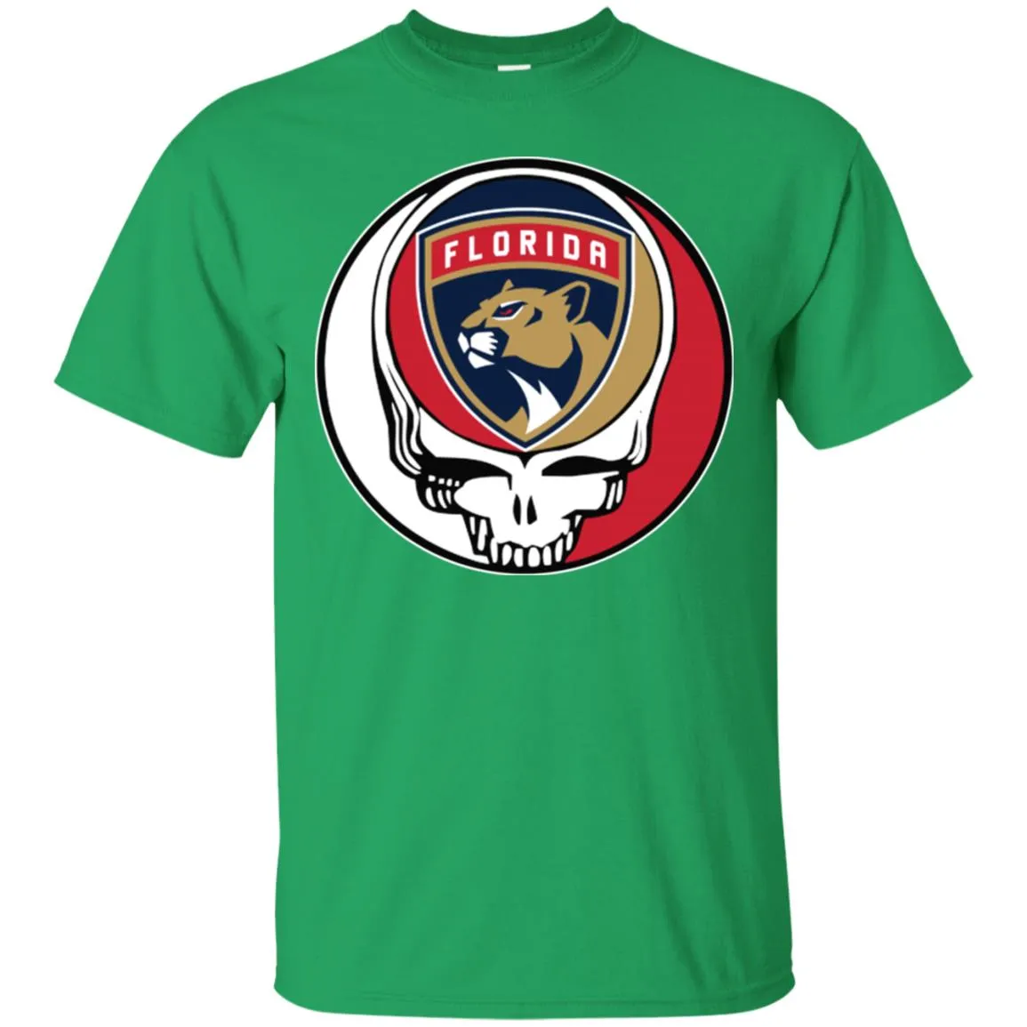 Florida Panthers Grateful Dead Steal Your Face Hockey Nhl Shirts