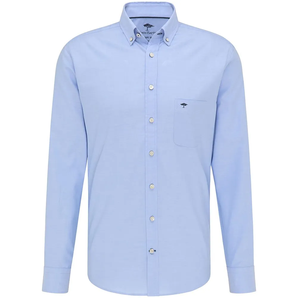 FYNCH HATTON ALL SEASON OXFORD SHIRT BLUE | 5510