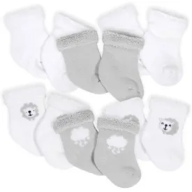 Gerber® 6-Pack Baby Neutral Sheep Wiggle-Proof® Terry Bootie Socks