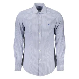 Harmont & Blaine Elegant Blue Organic Cotton Shirt