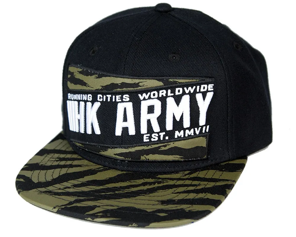 HK Army - Snap Back Hat - Brushed (Camo/Black)