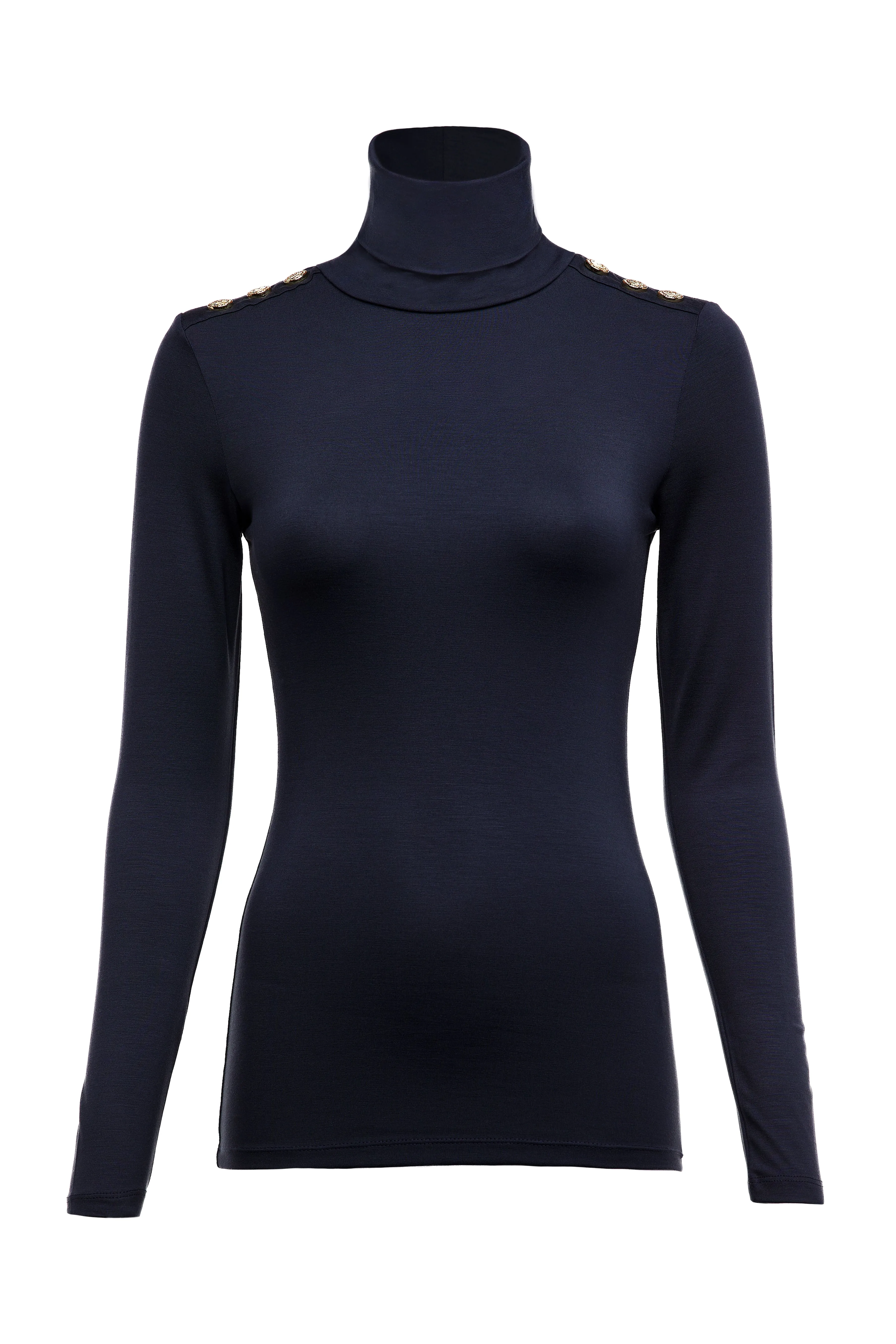 Holland Cooper Essential Roll Neck in Ink Navy