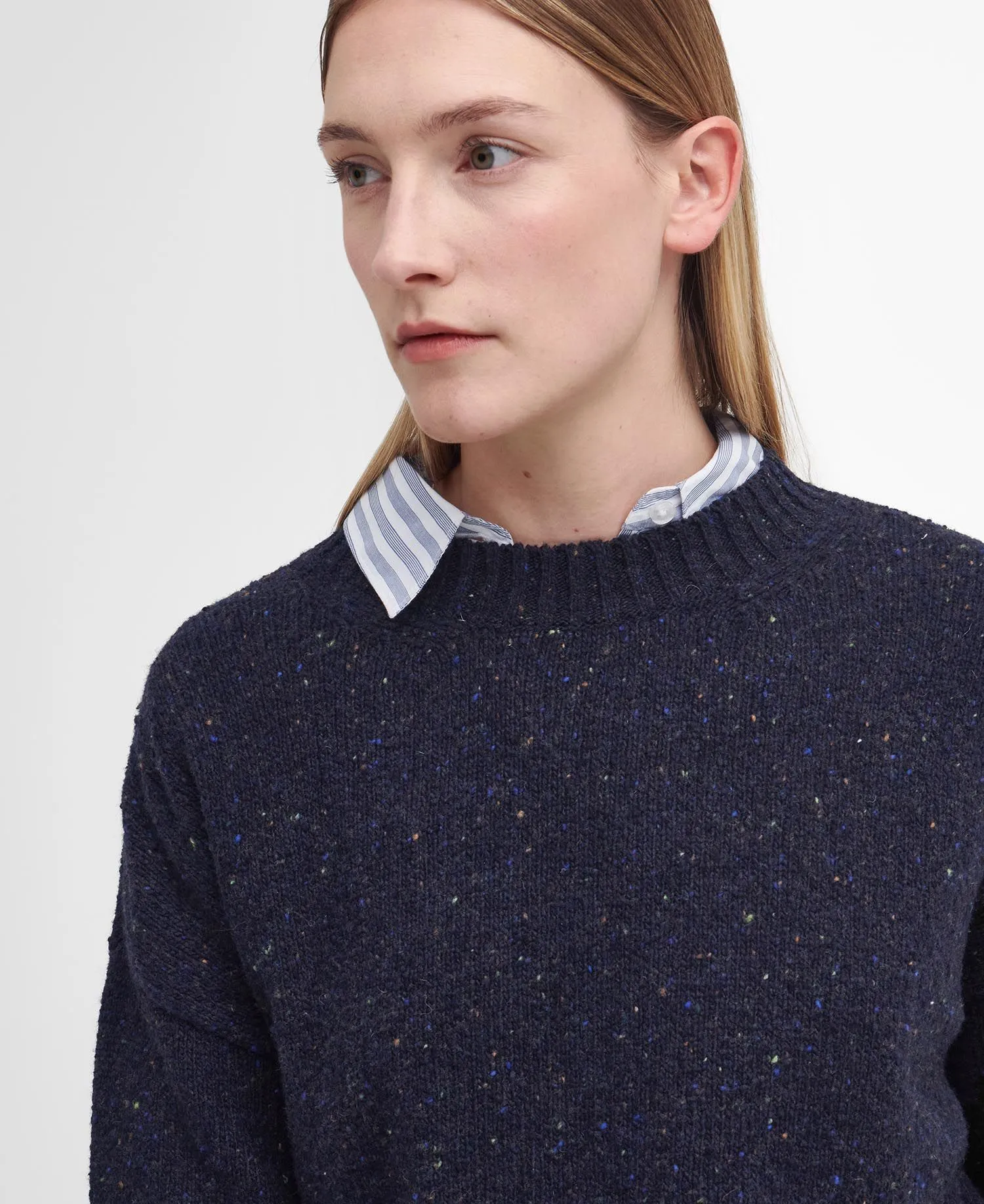 Lavensdale Crew Knitted Jumper - Navy