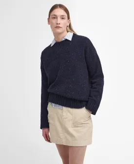 Lavensdale Crew Knitted Jumper - Navy