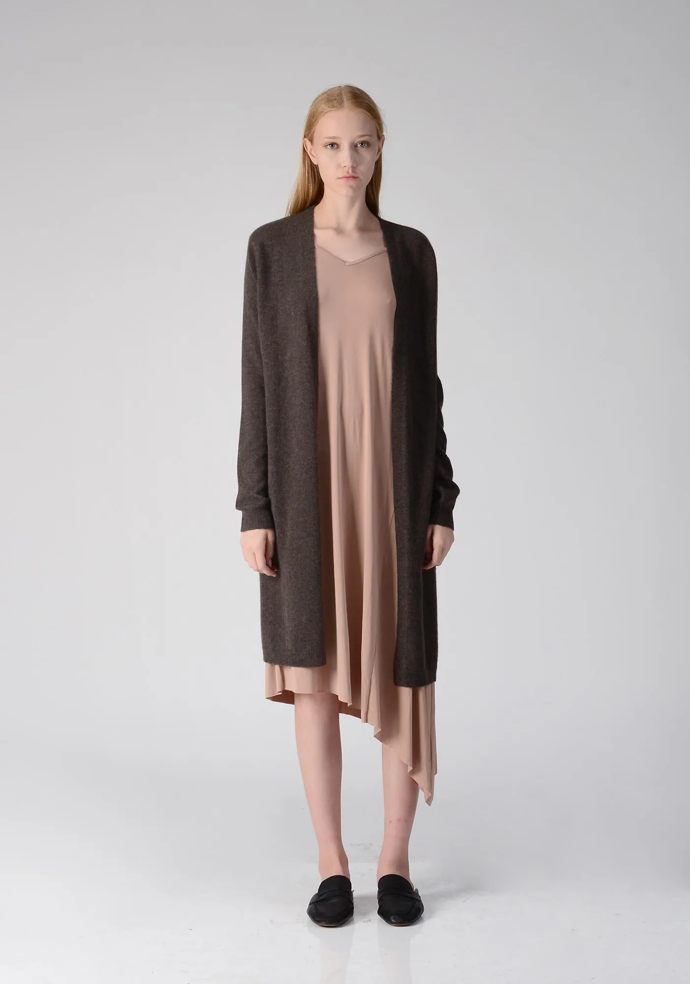 Long Cardigan_Cocoa Brown