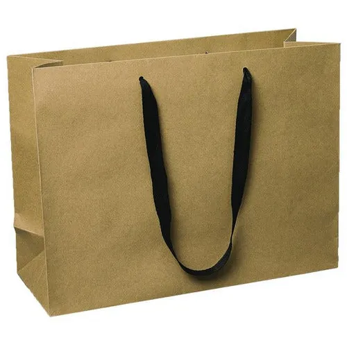 Manhattan Twill Handle Chelsea Kraft Shopping Bags-16.0 x 6.0 x 12.0