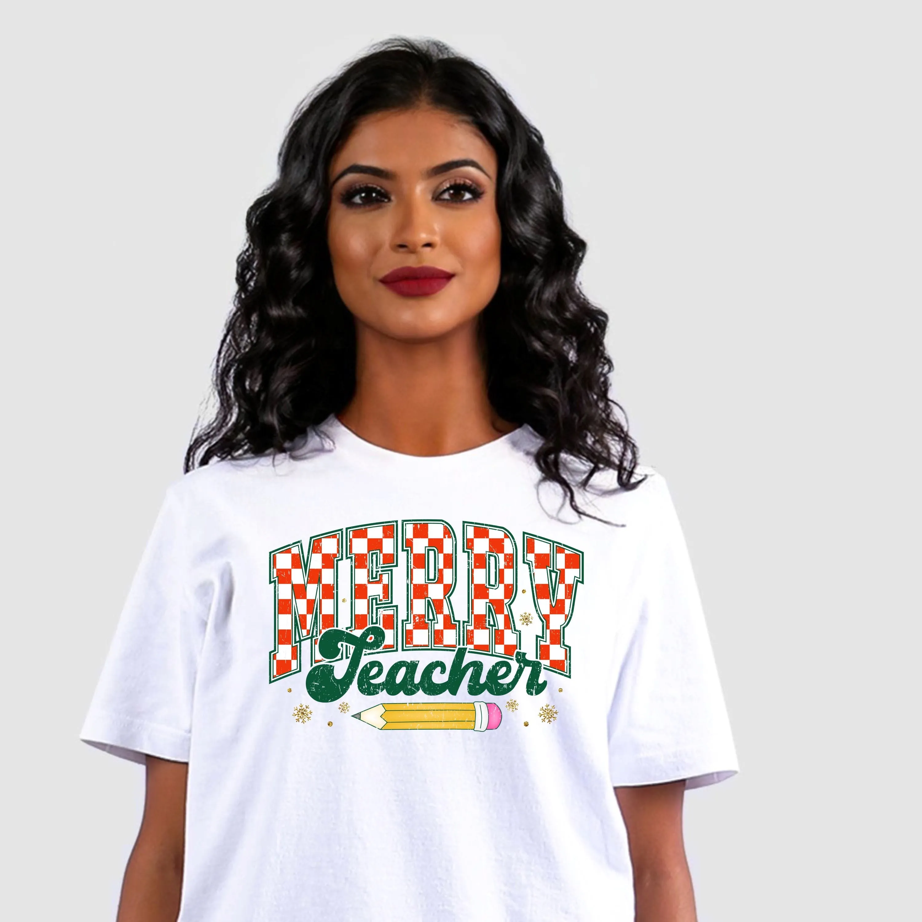 Merry Teacher Shirt | Teacher Christmas Shirt