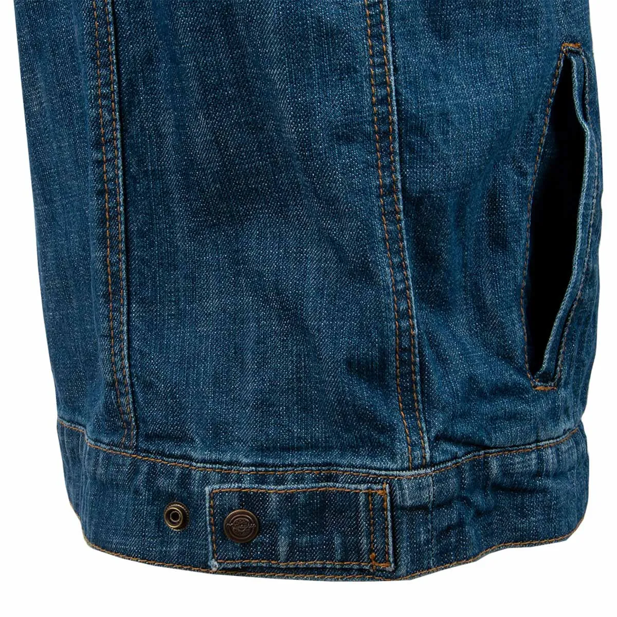 Milwaukee Motorcycle Clothing Company MV3850 Men's Blue Denim Stone