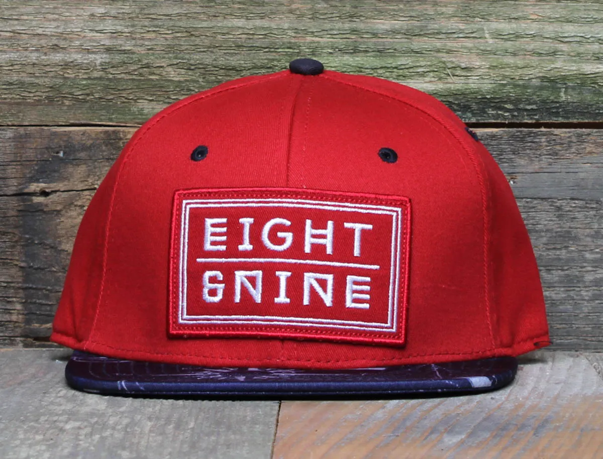 Montauk Red Strapback Baseball Hat