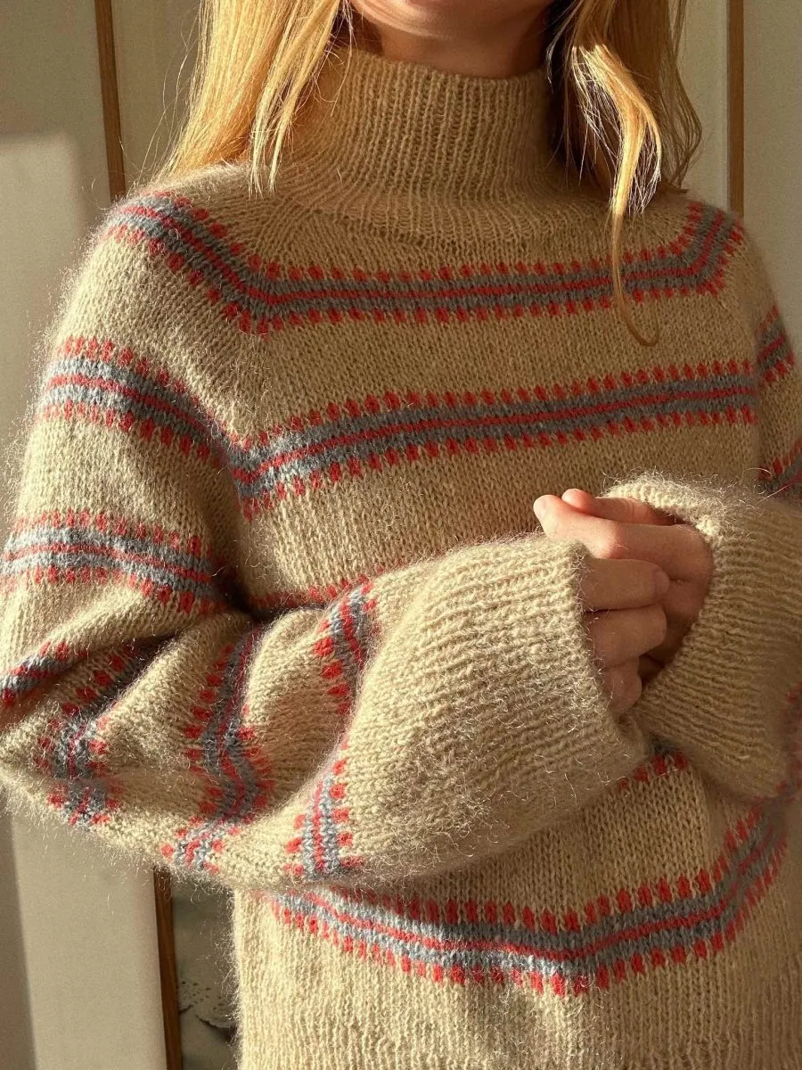 Norma sweater fra My Favourite Things Knitwear, No 16   silk mohair garnpakke (uden opskrift)