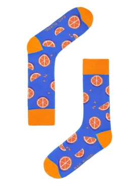 Orange Crew sock