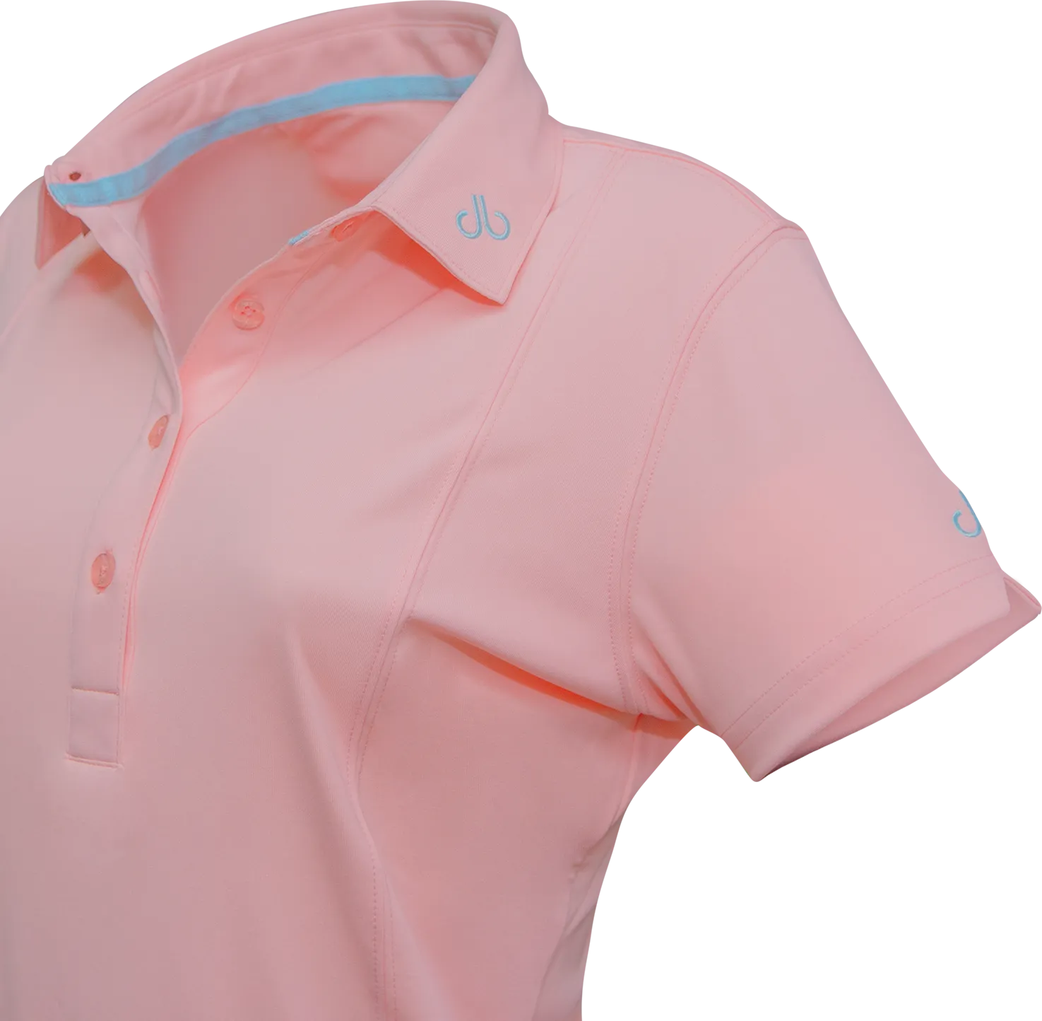 Pink Designer Polo Shirt Women