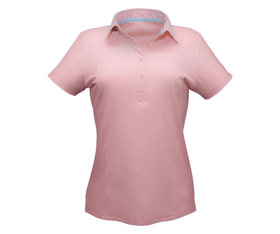 Pink Designer Polo Shirt Women