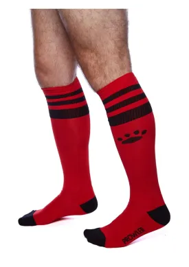 Prowler Red Football Socks