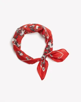 Rag & Bone - Garden Floral Bandana in Red Multi