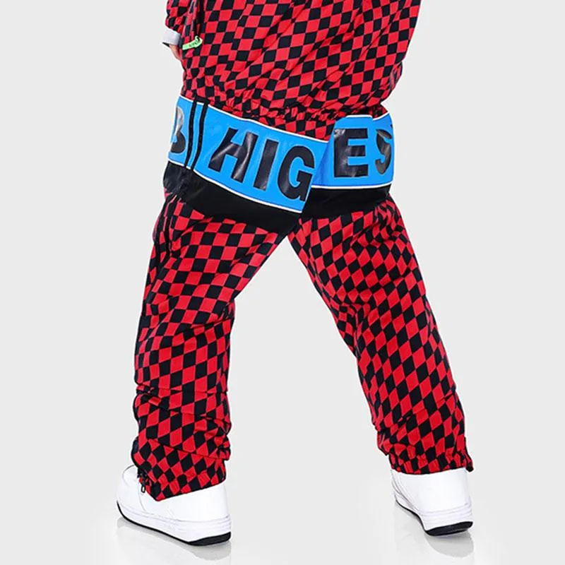 Snowverb Women's Street Style Plaid Snow Pants