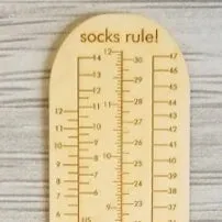 Socks Rule! Sock Measuring Ruler