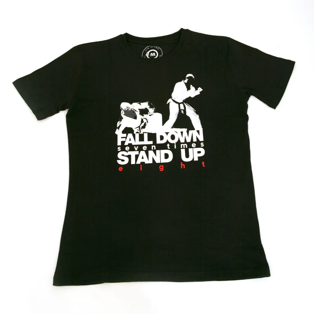 'Stand Up Eight' T-Shirt (Black)