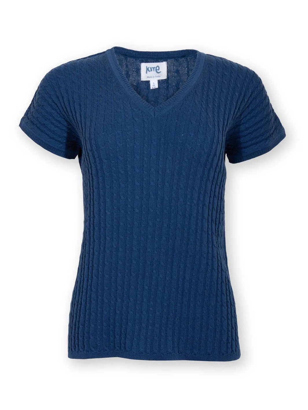 Strouden knit top navy