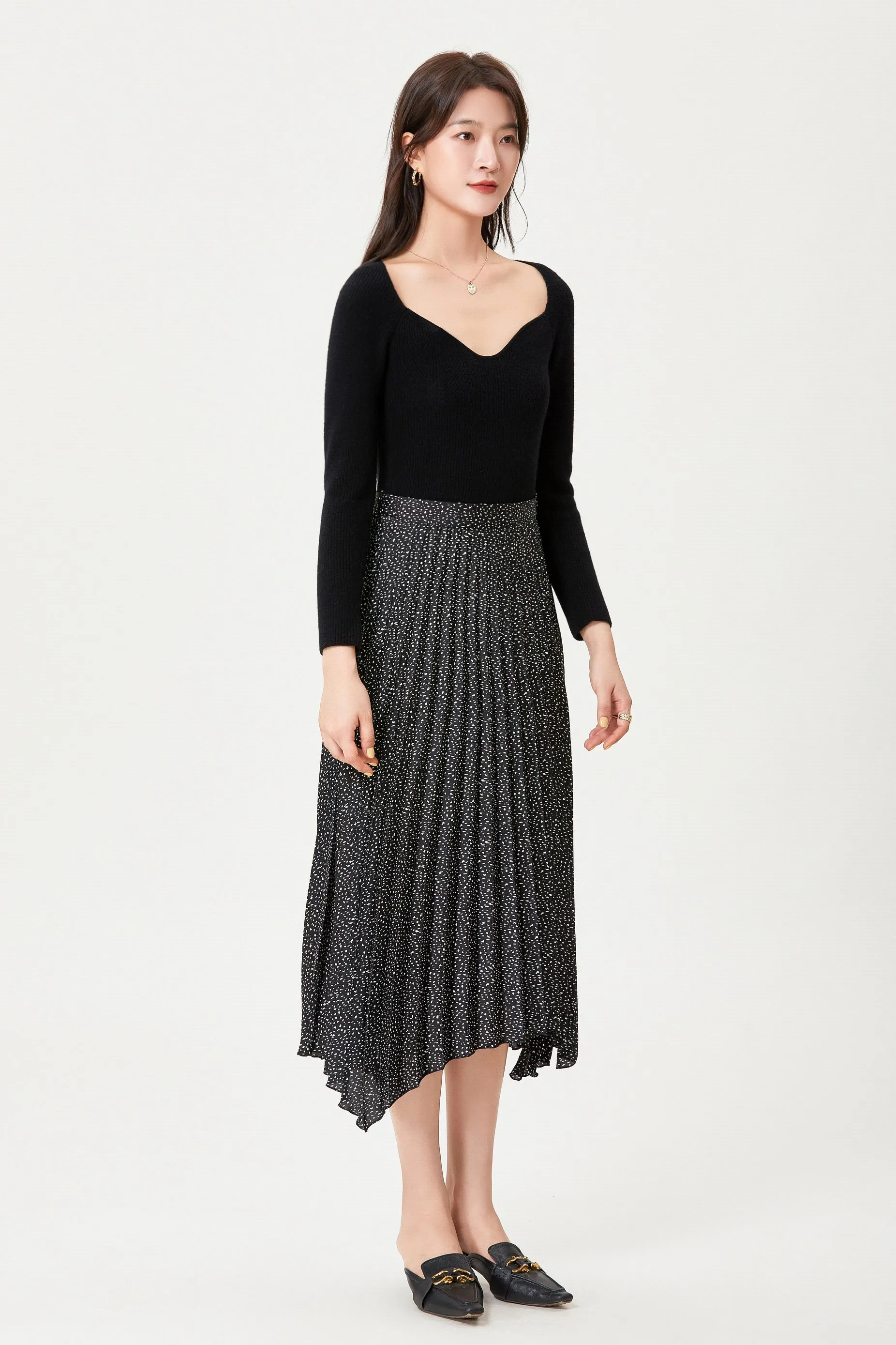 Sylphide | Twila Wave Wool Sweater