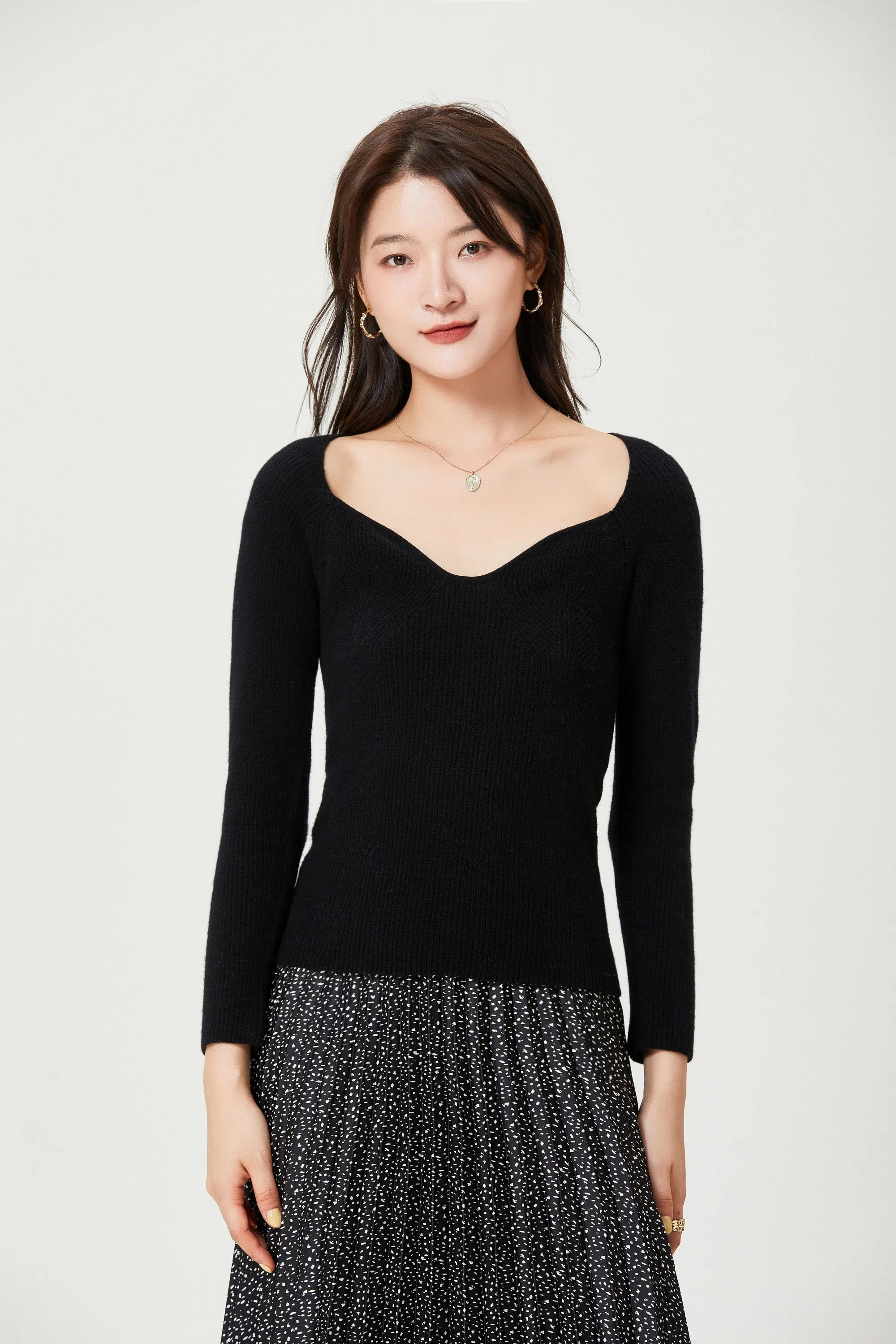 Sylphide | Twila Wave Wool Sweater