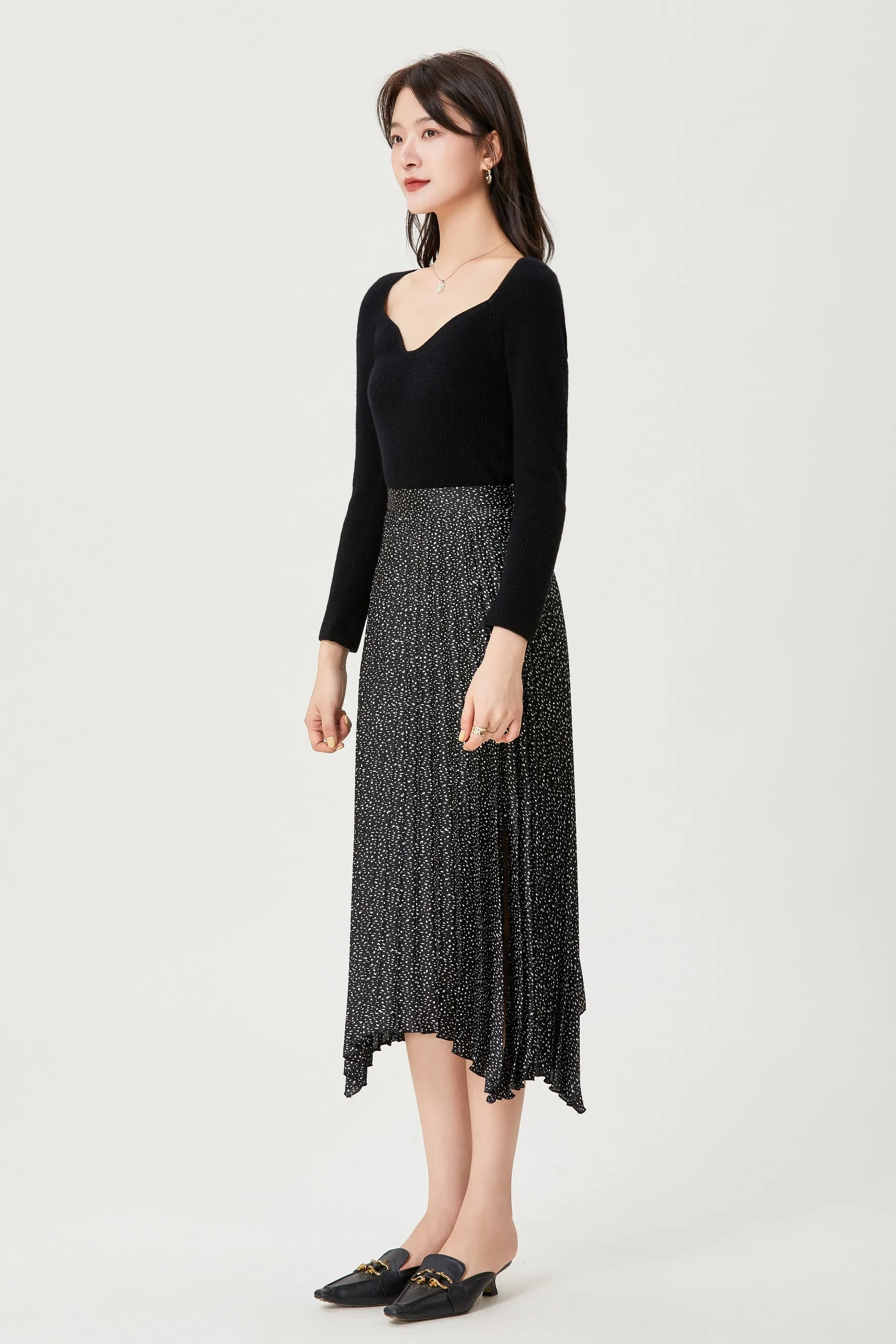 Sylphide | Twila Wave Wool Sweater