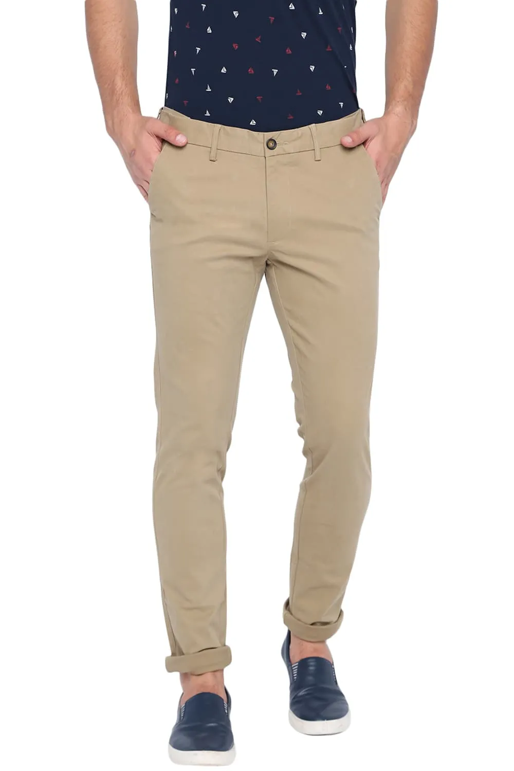 Tapered Fit Fag Stretch Trouser