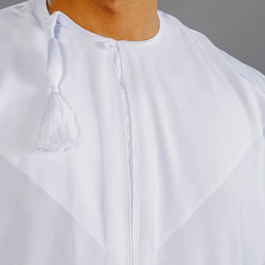 Triple White Omani Dishdasha