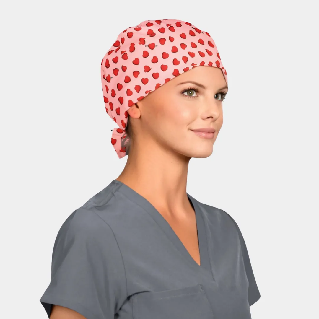 Valentine's Sweethearts - Pixie Scrub Hats