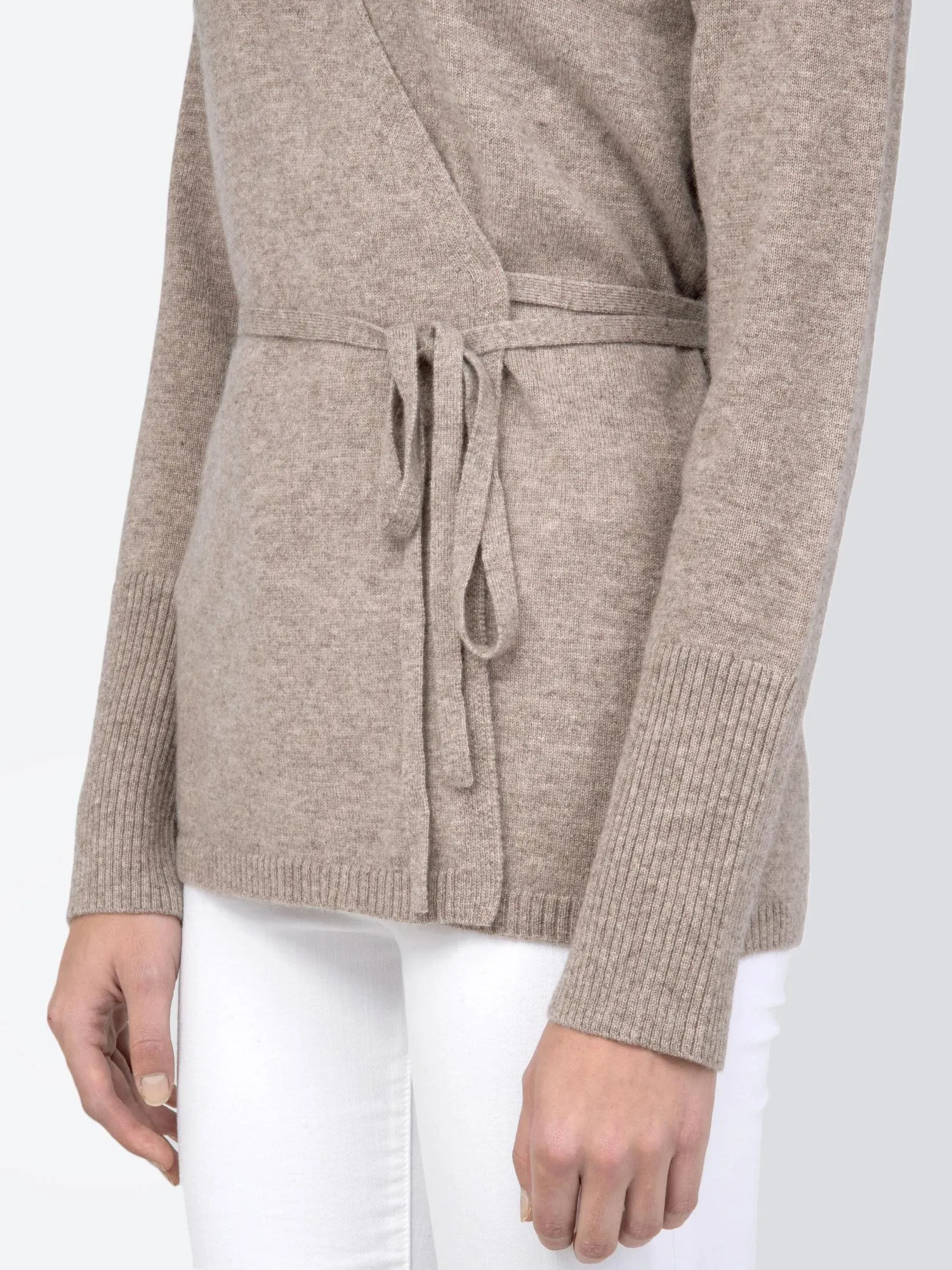 Wrap Cardigan_Beige