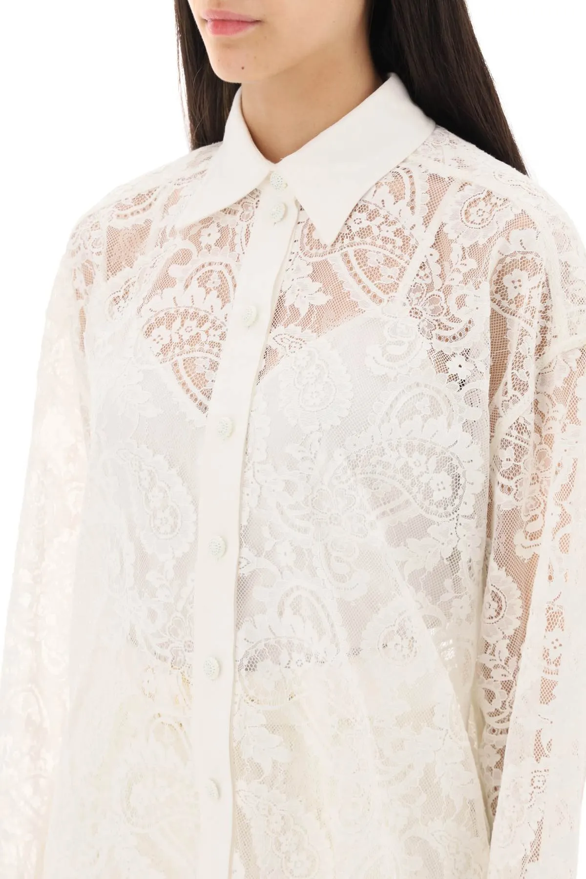 Zimmermann 'wonderland' lace shirt